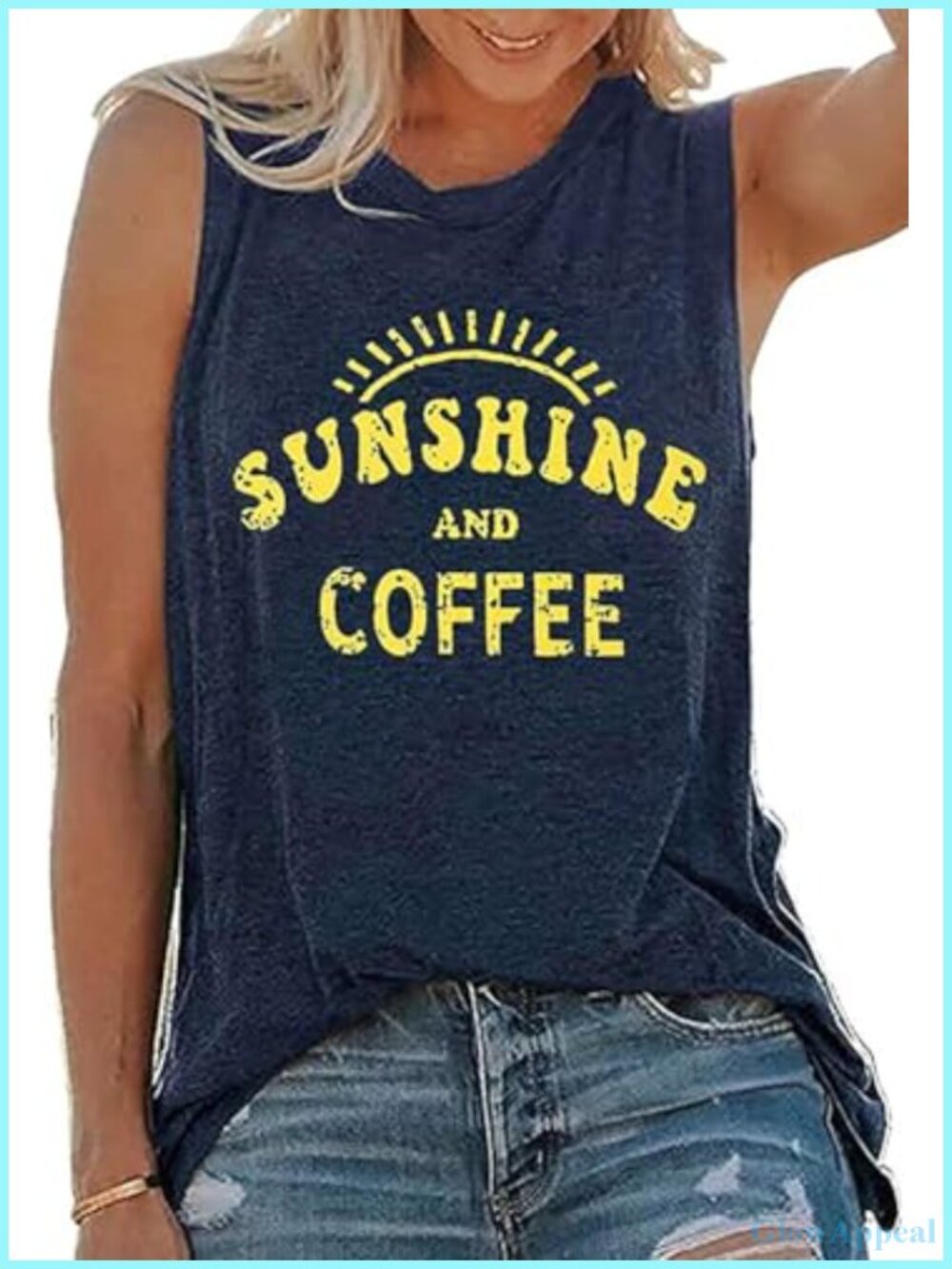 Womens Sleeveless Tank Top Loose Fit Cotton Blend Summer Casual Tunic